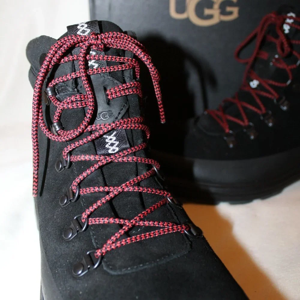 NIB UGG MEN'S‎ BILTMORE SUEDE WINTER WATERPROOF HIKING SNOW BOOTS BLACK